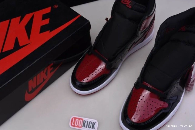 555088-063 Jordan Bred Air 1 High OG Patent 0812